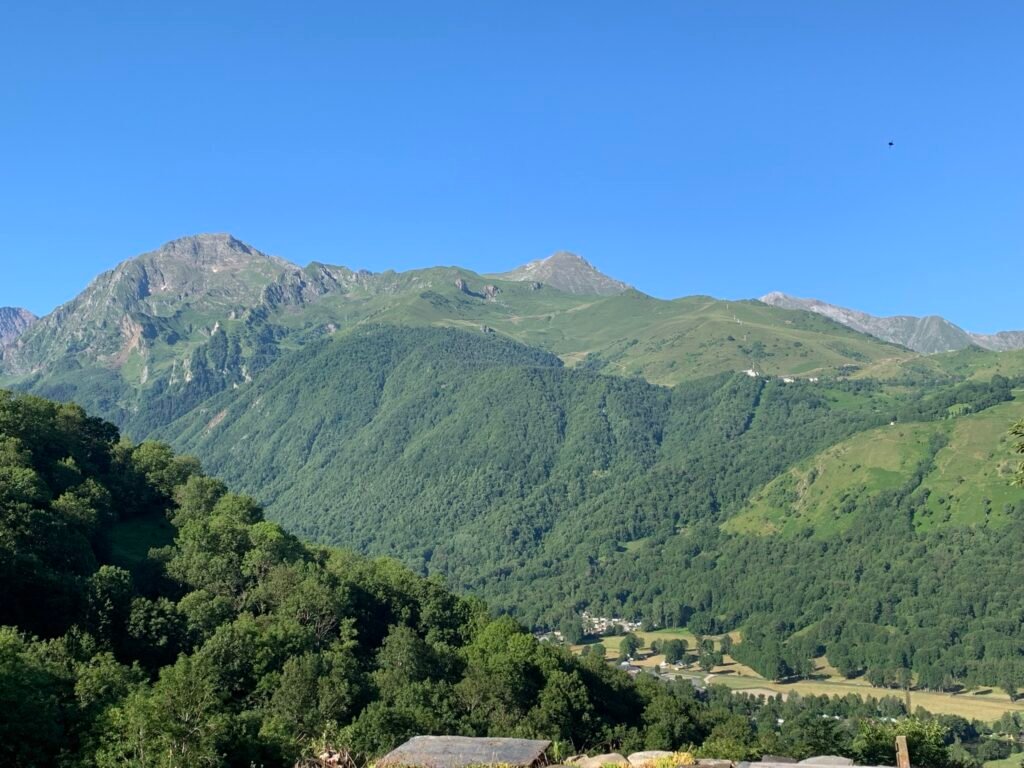 panorama XXL depuis les terrasses du Gîte de groupe